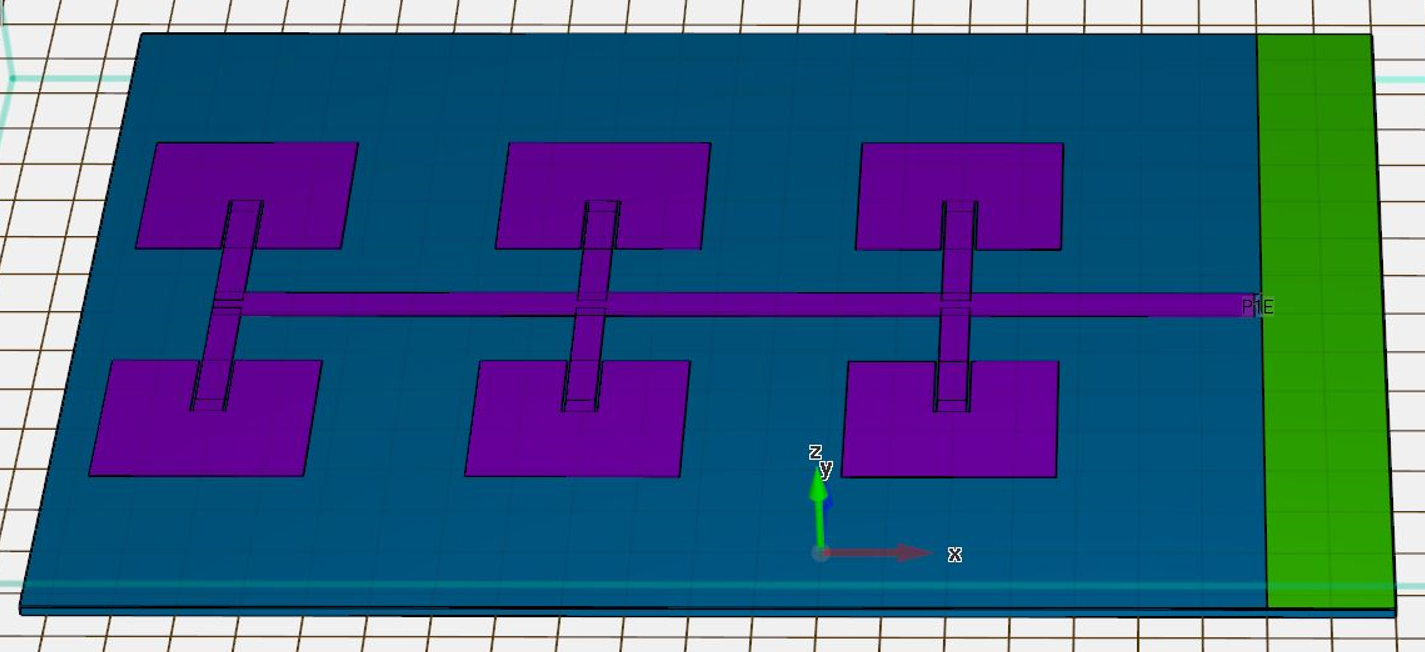 Design der Patch-Array-Antenne für Backscattering